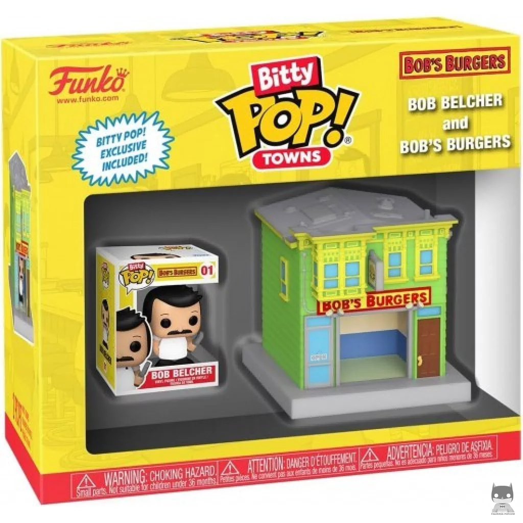 Figurine Funko POP Bob Belcher et Bob's Burgers avec boîte