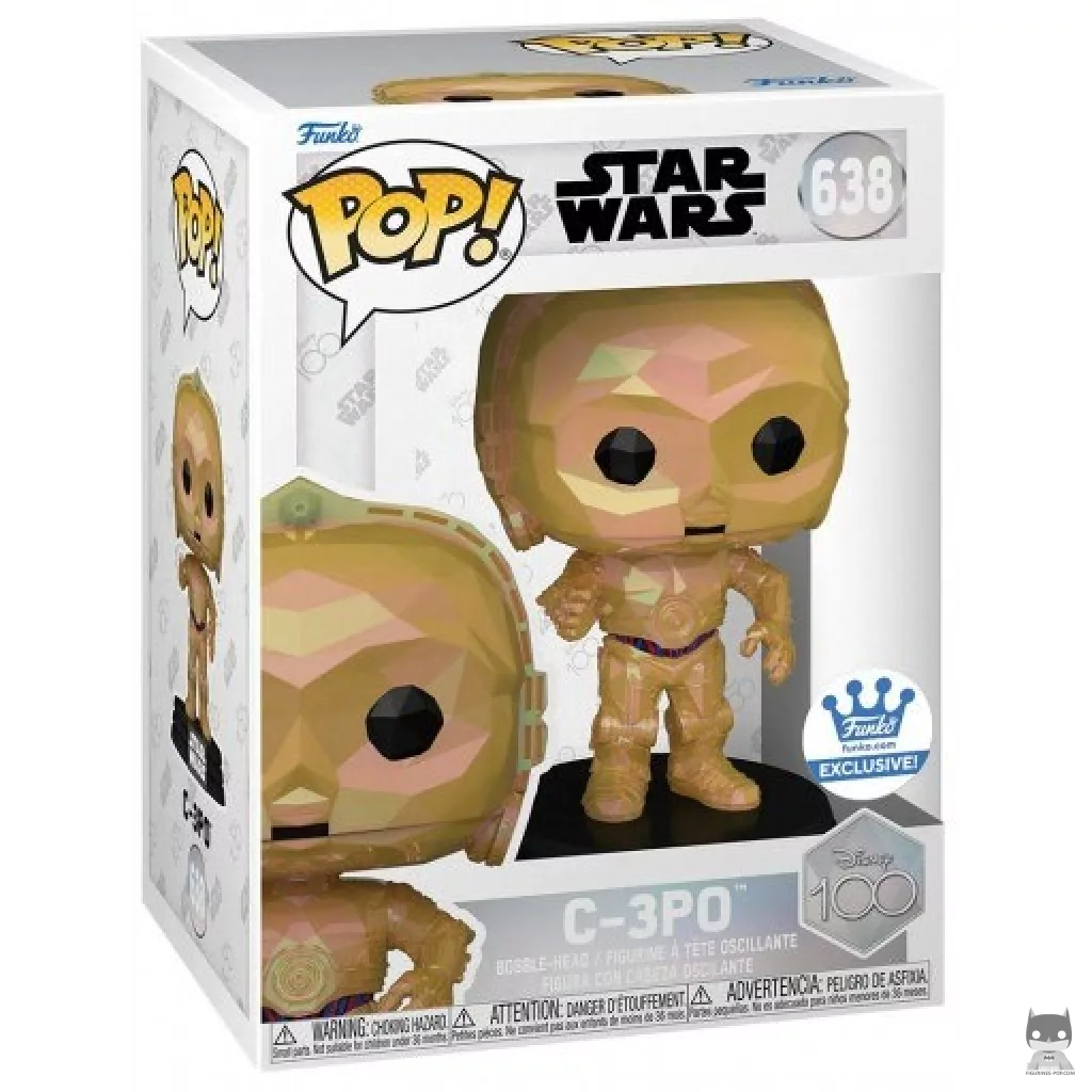 Figurine Funko POP C-3PO (Facet) avec boîte