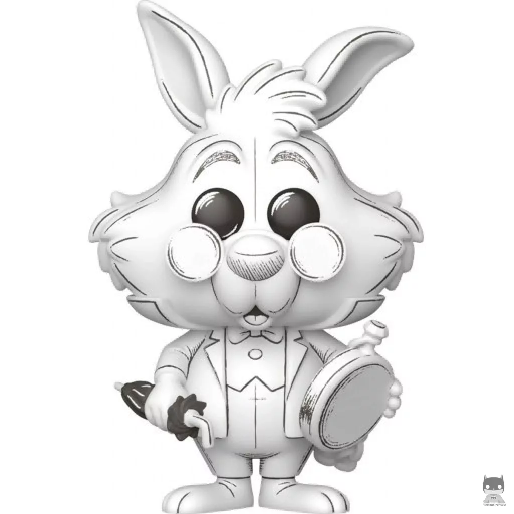 Figurine Funko POP Lapin Blanc (Esquisse) (Alice au Pays des Merveilles)