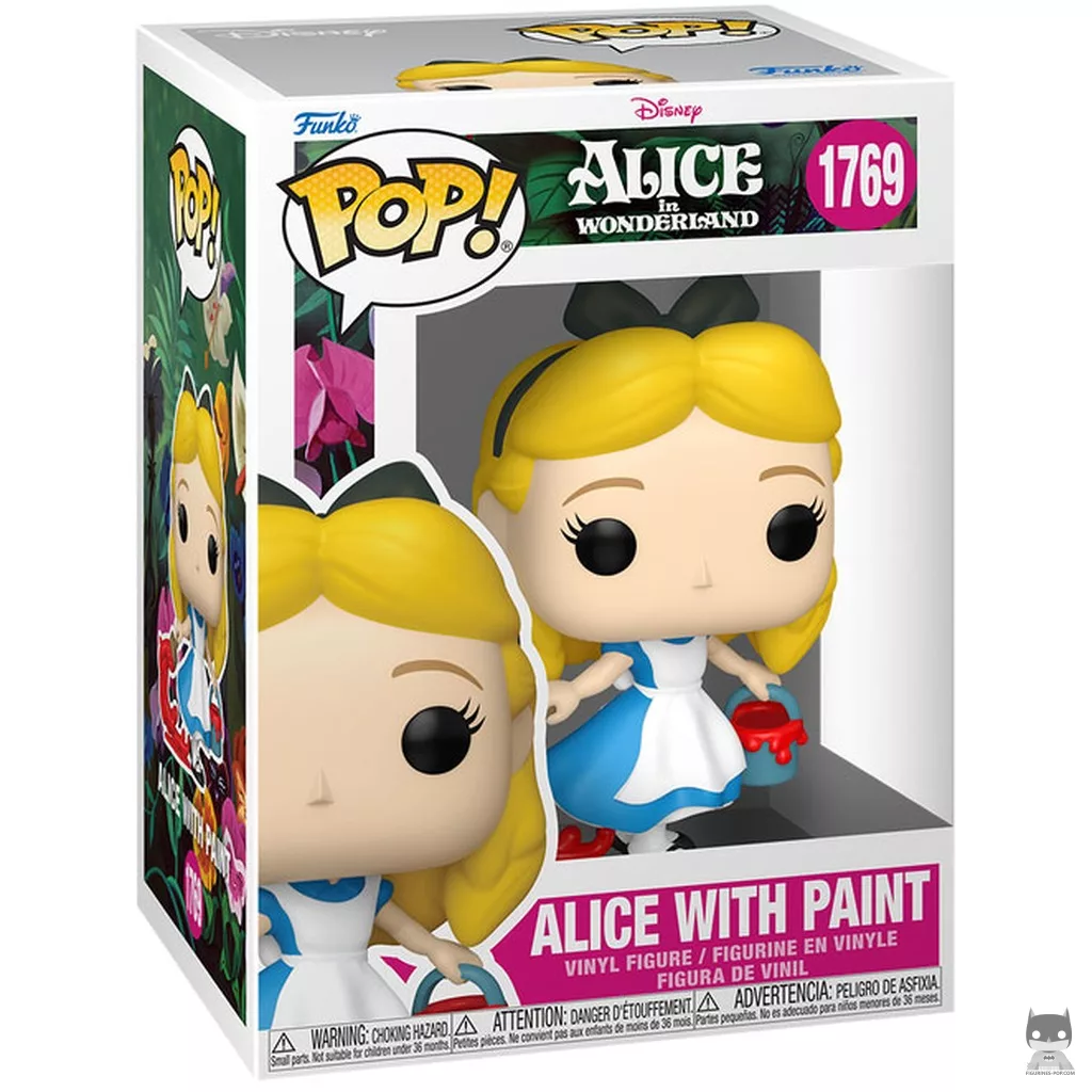 Figurine Funko POP Alice avec un pinceau avec boîte