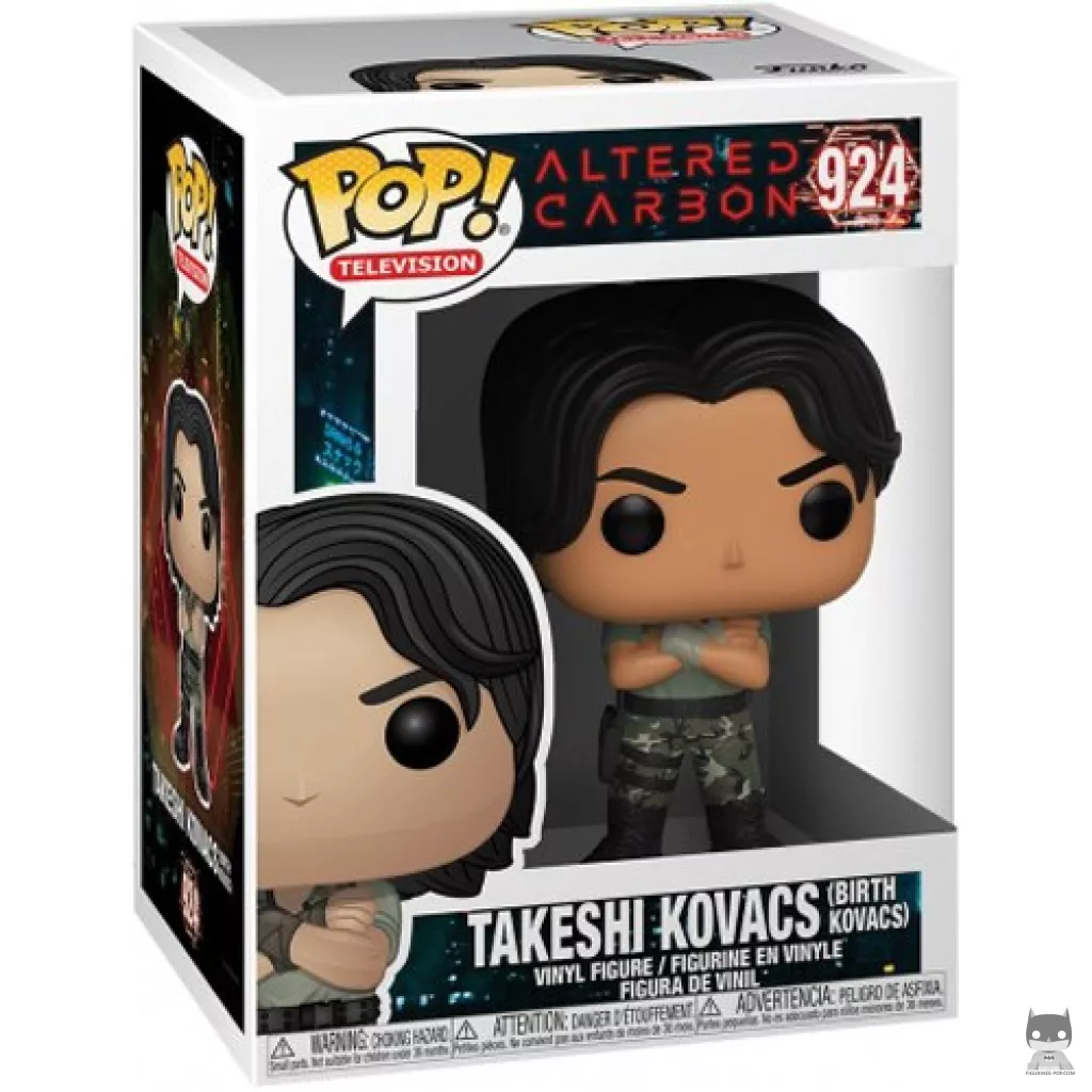 Figurine Funko POP Takeshi Kovacs (Birth Kovacs) avec boîte