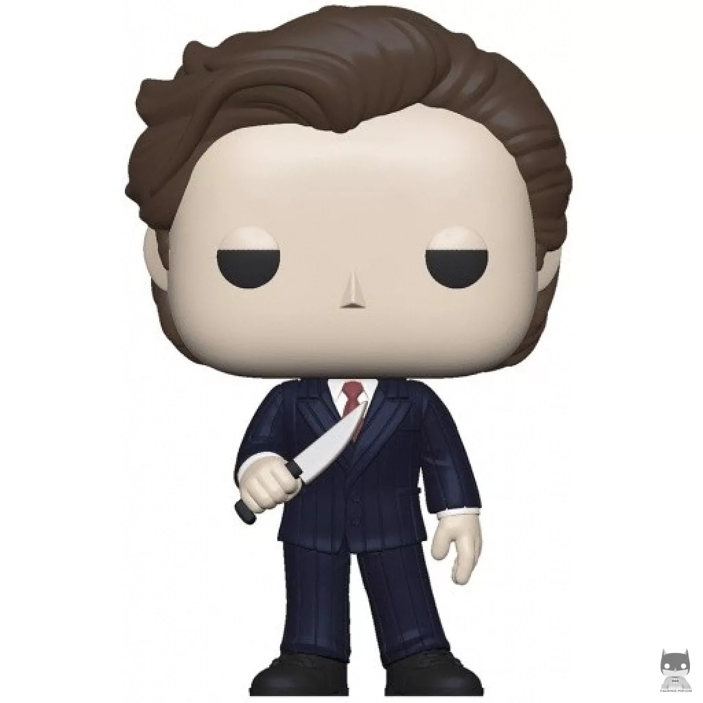 Figurine Funko POP Patrick Bateman en costume avec couteau (American Psycho)