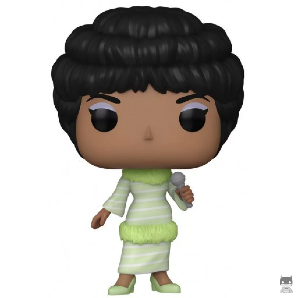 Figurine Funko POP Aretha Franklin en Robe Verte (Aretha Franklin)