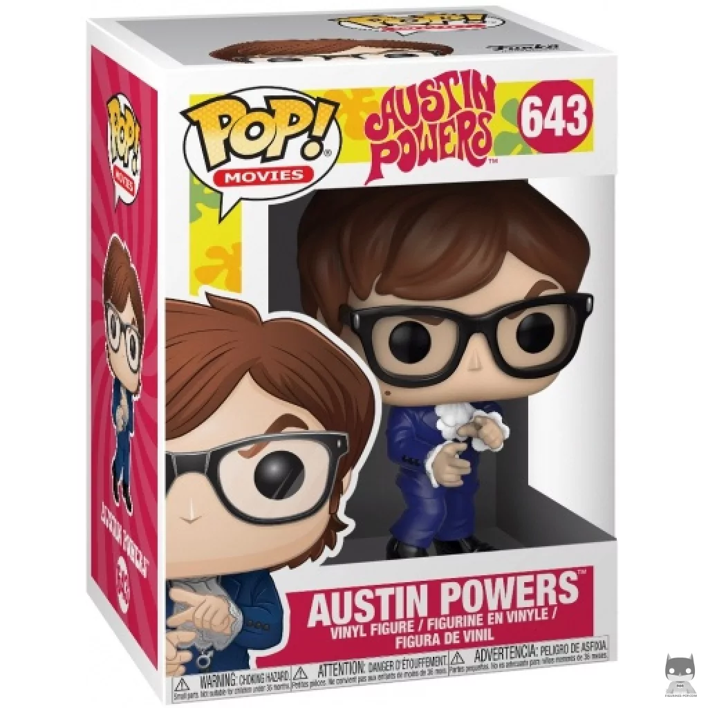 Figurine Funko POP Austin Powers avec boîte