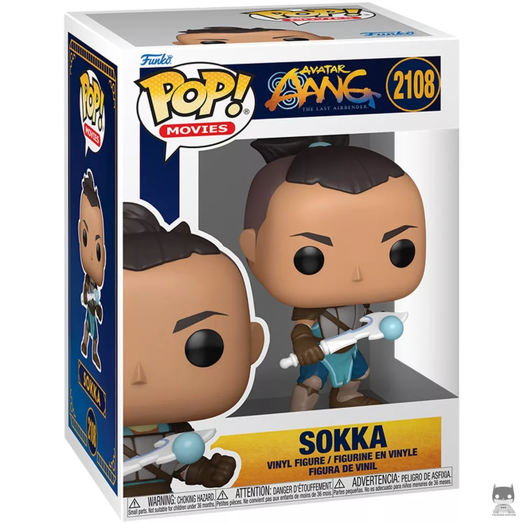 Figurine Funko POP Sokka avec boîte