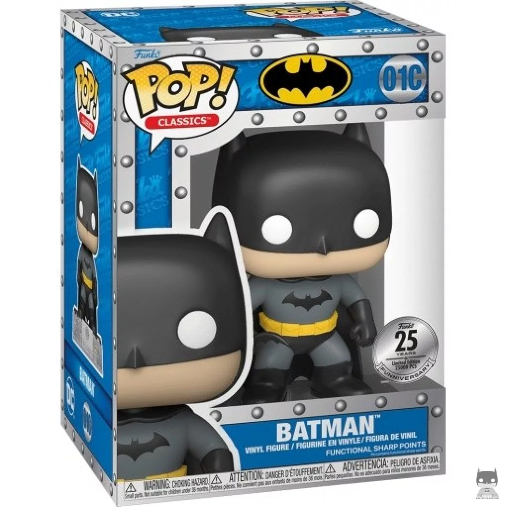 Figurine Funko POP Batman (Célébration 25 Ans) avec boîte