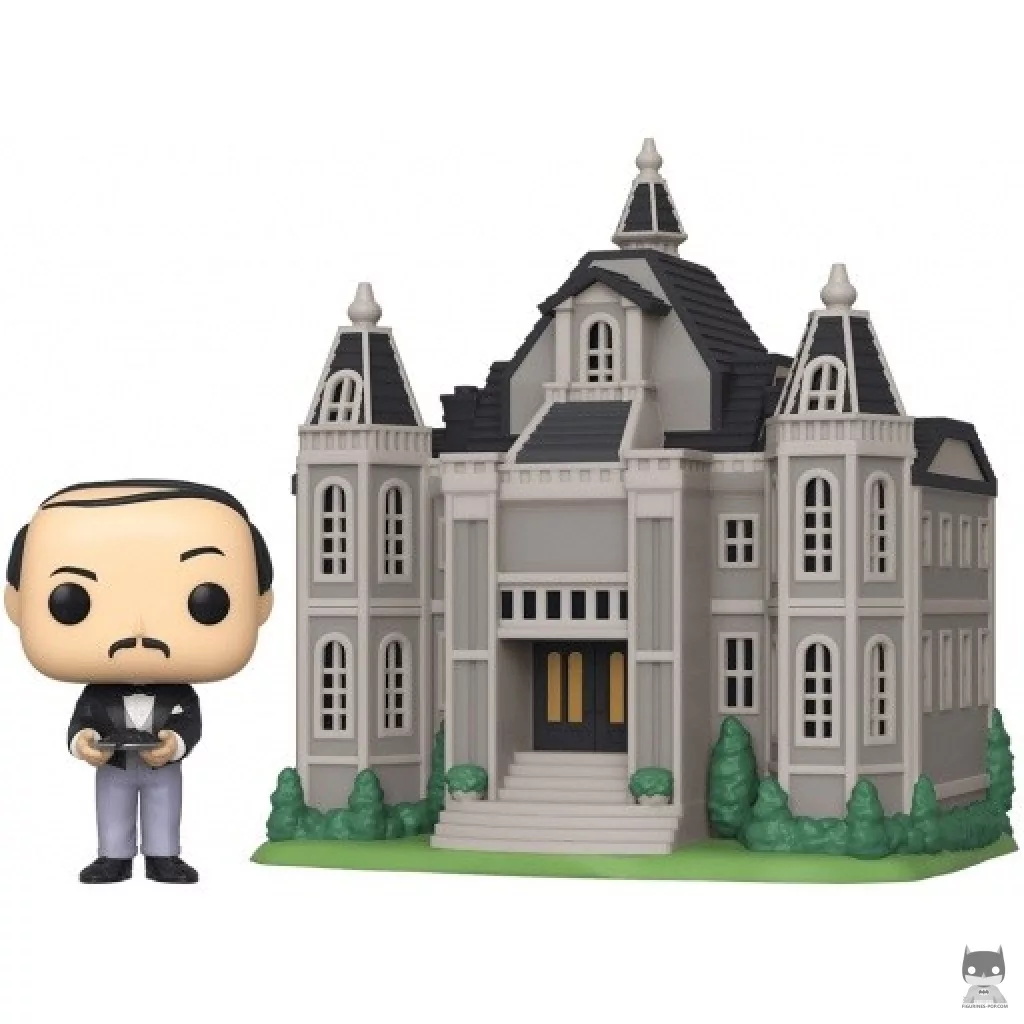 Figurine Funko POP Alfred Pennyworth devant le Manoir Wayne (Batman)