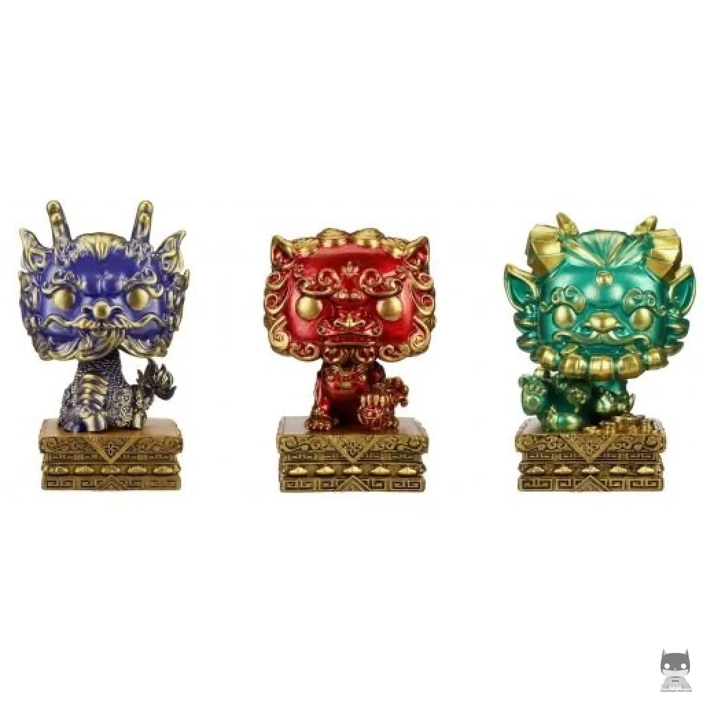 Figurine Funko POP Kirin, Suanni & Pixiu (Bête Auspicieuse)