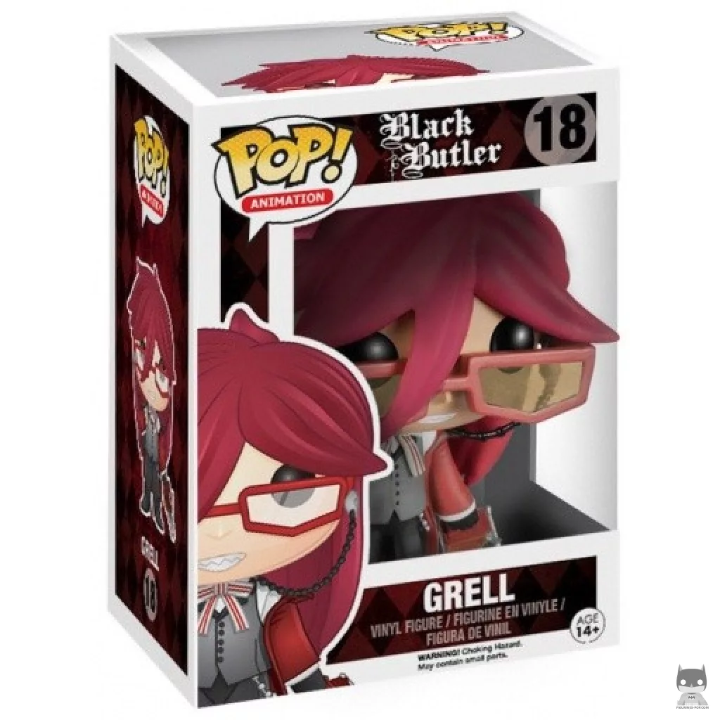 Figurine Funko POP Grell avec boîte