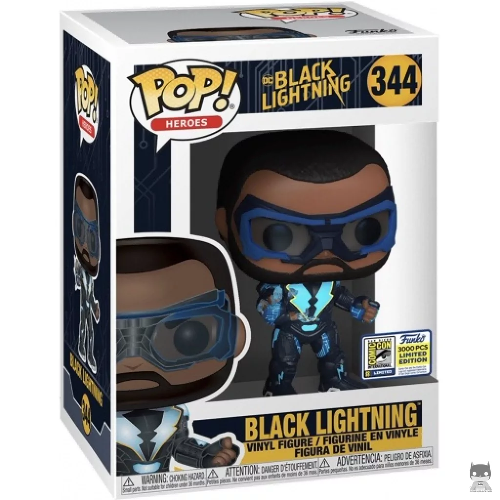 Figurine Funko POP Black Lightning avec boîte