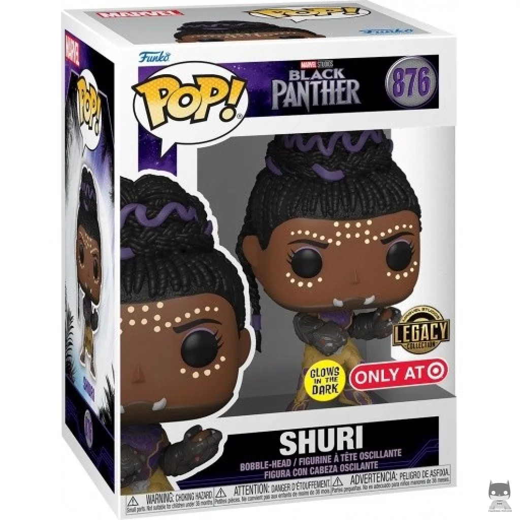 Figurine Funko POP Shuri (Glow in the Dark) avec boîte