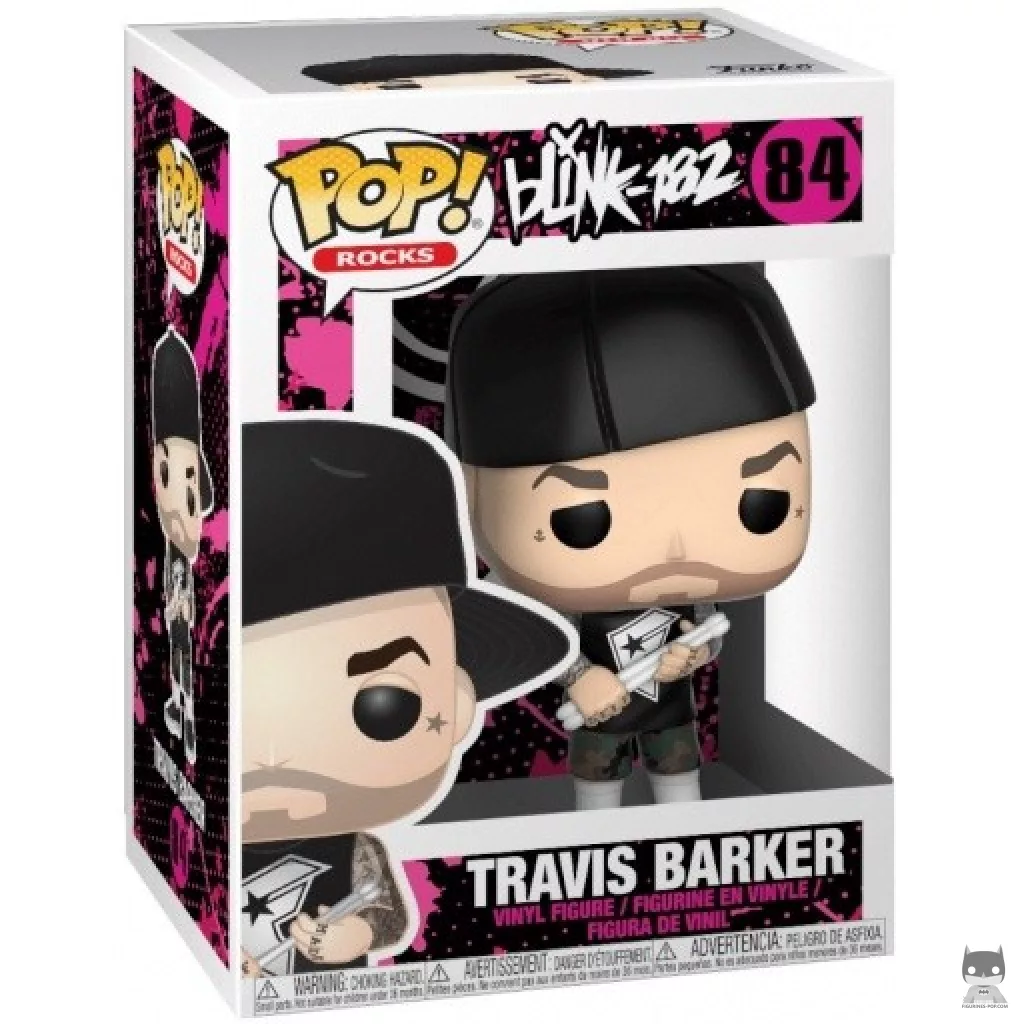 Figurine Funko POP Travis Barker avec boîte