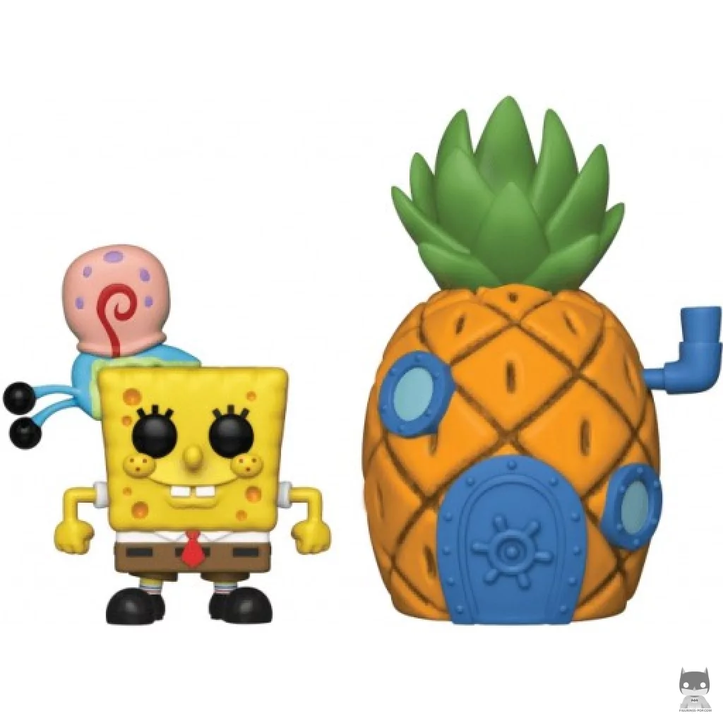 Figurine Funko POP Bob l'Eponge avec Gary & Maison Ananas (Bob l'Eponge)