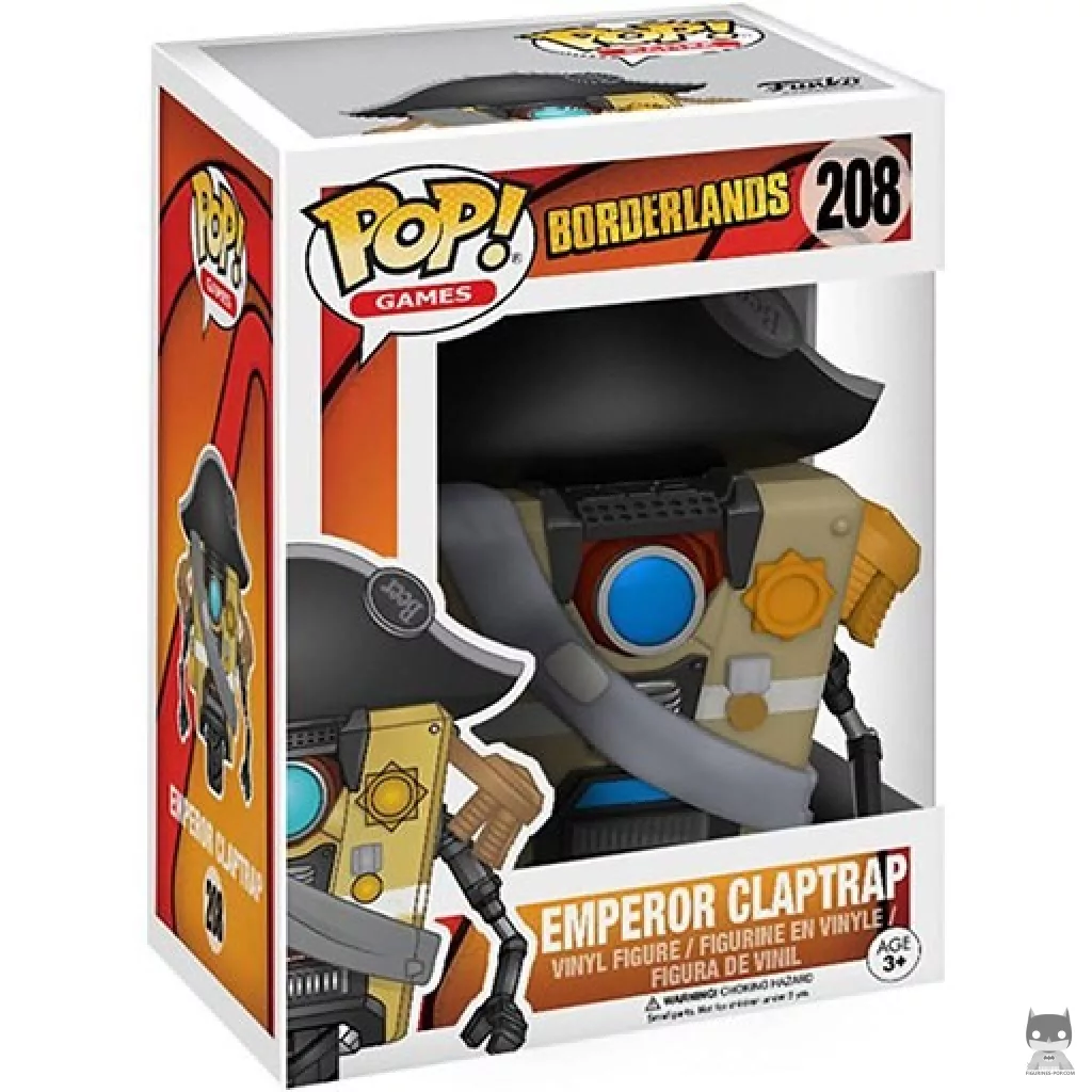 Figurine Funko POP Claptrap (Empereur) avec boîte