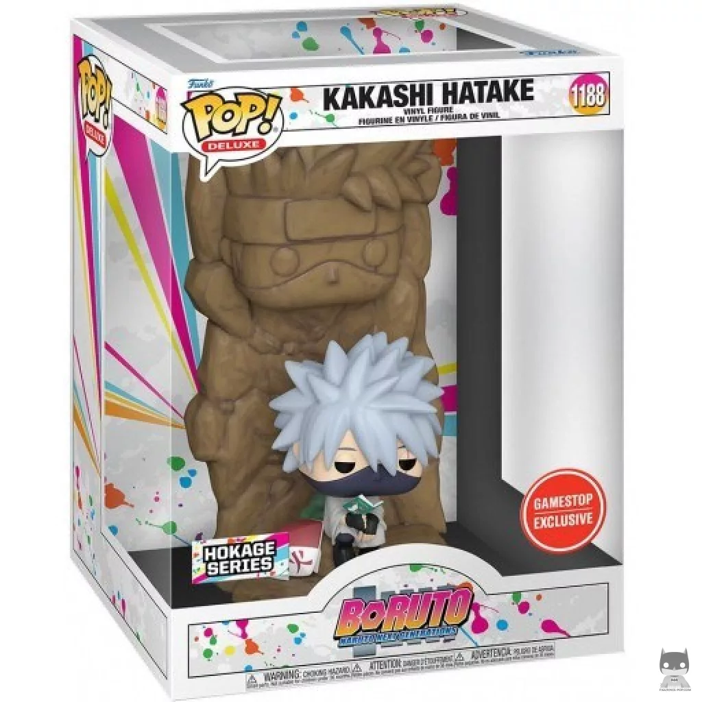 Figurine Funko POP Monument des Hokage : Kakashi Hatake avec boîte