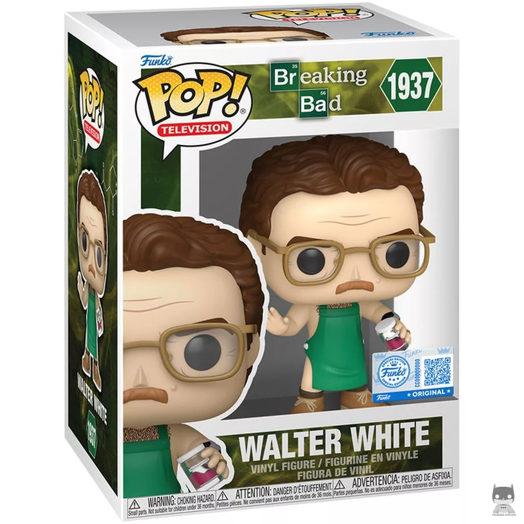 Figurine Funko POP Walter White en tablier vert avec boîte