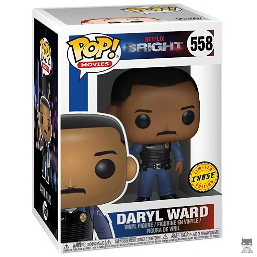 Figurine Funko POP Daryl Ward avec Baguette Magique (Chase) avec boîte