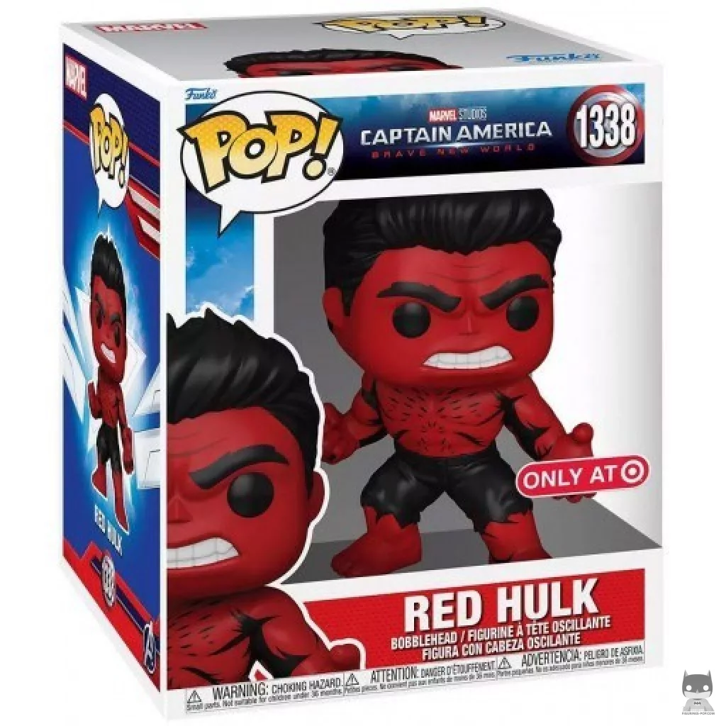 Figurine Funko POP Hulk Rouge (SuperSized) avec boîte