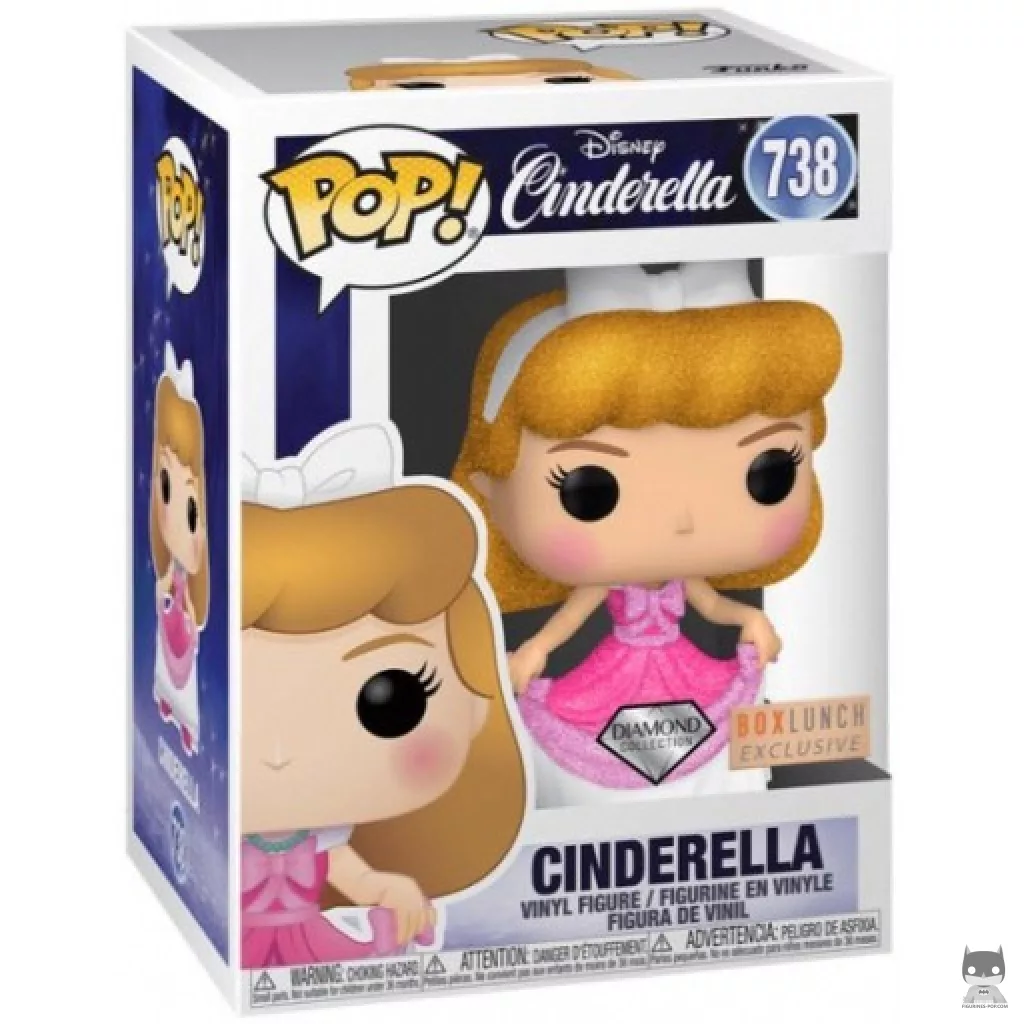 Figurine Funko POP Cendrillon (Diamond Glitter) avec boîte