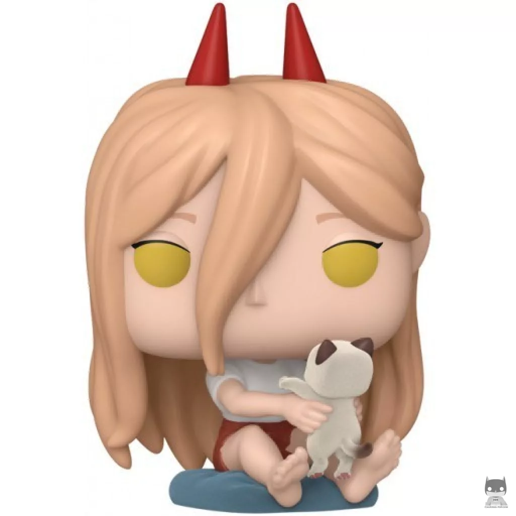 Figurine Funko POP Power avec Meowy (Chase & Flocked) (Chainsaw Man)