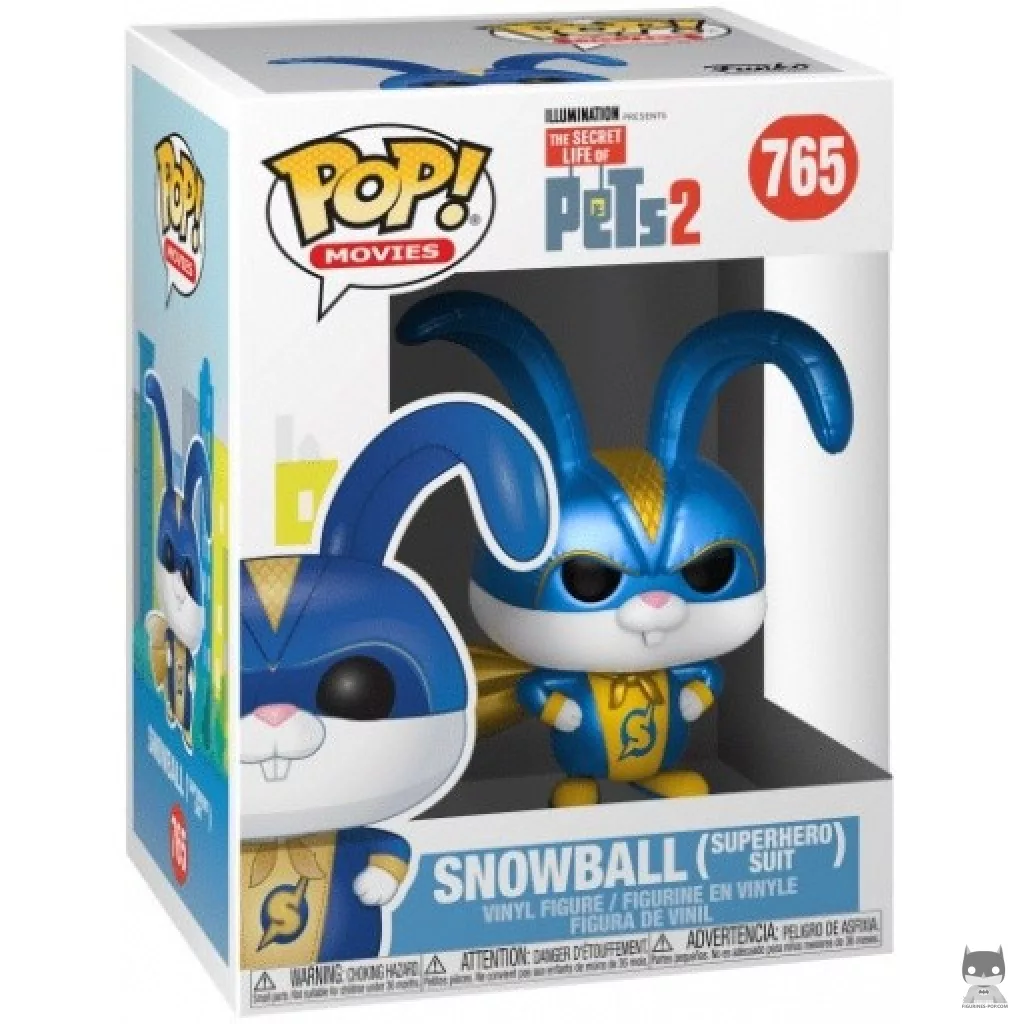 Figurine Funko POP Snowball en Costume de Super-héro avec boîte