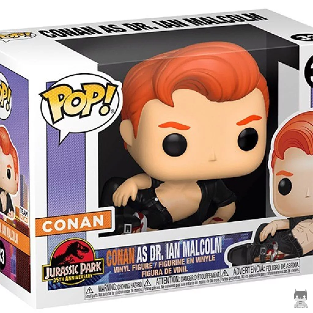 Figurine Funko POP Conan en Dr. Ian Malcom avec boîte