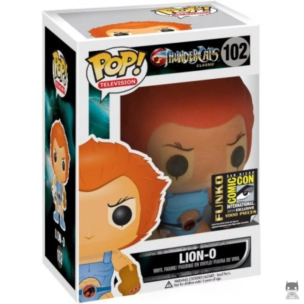 Figurine Funko POP Lion-O (Flocked) avec boîte