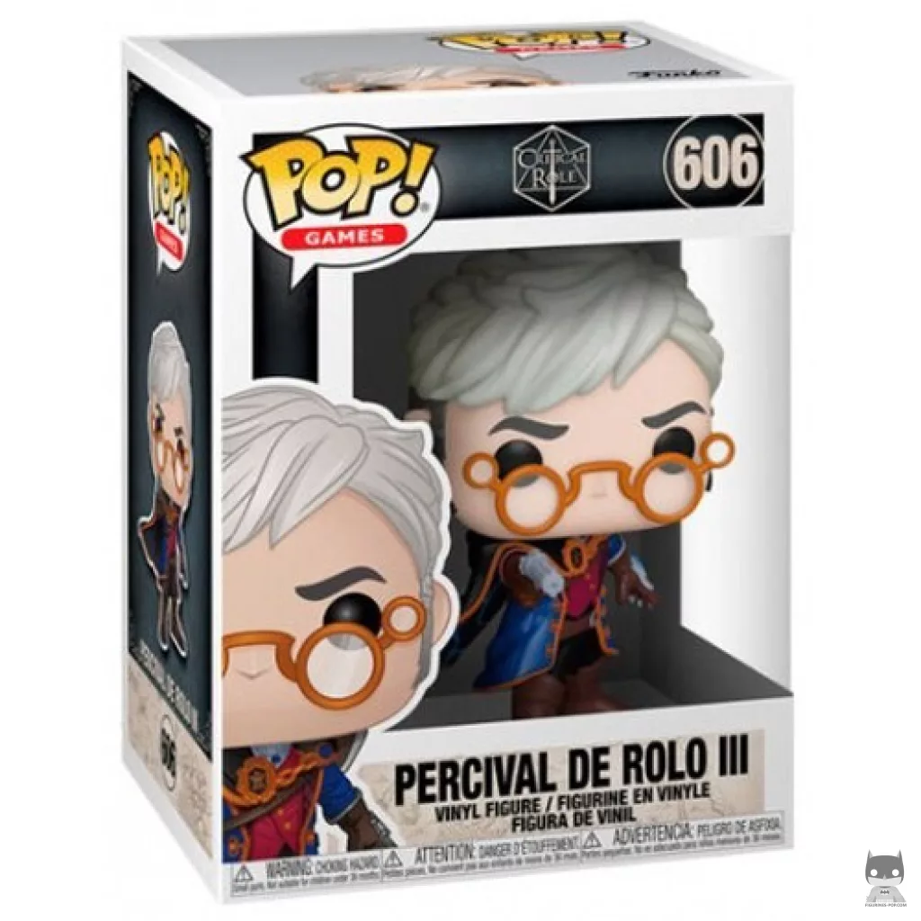 Figurine Funko POP Percival De Rolo III avec boîte