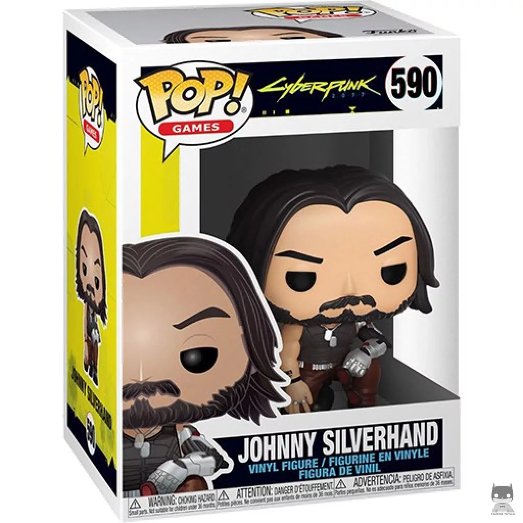 Figurine Funko POP Johnny Silverhand avec boîte