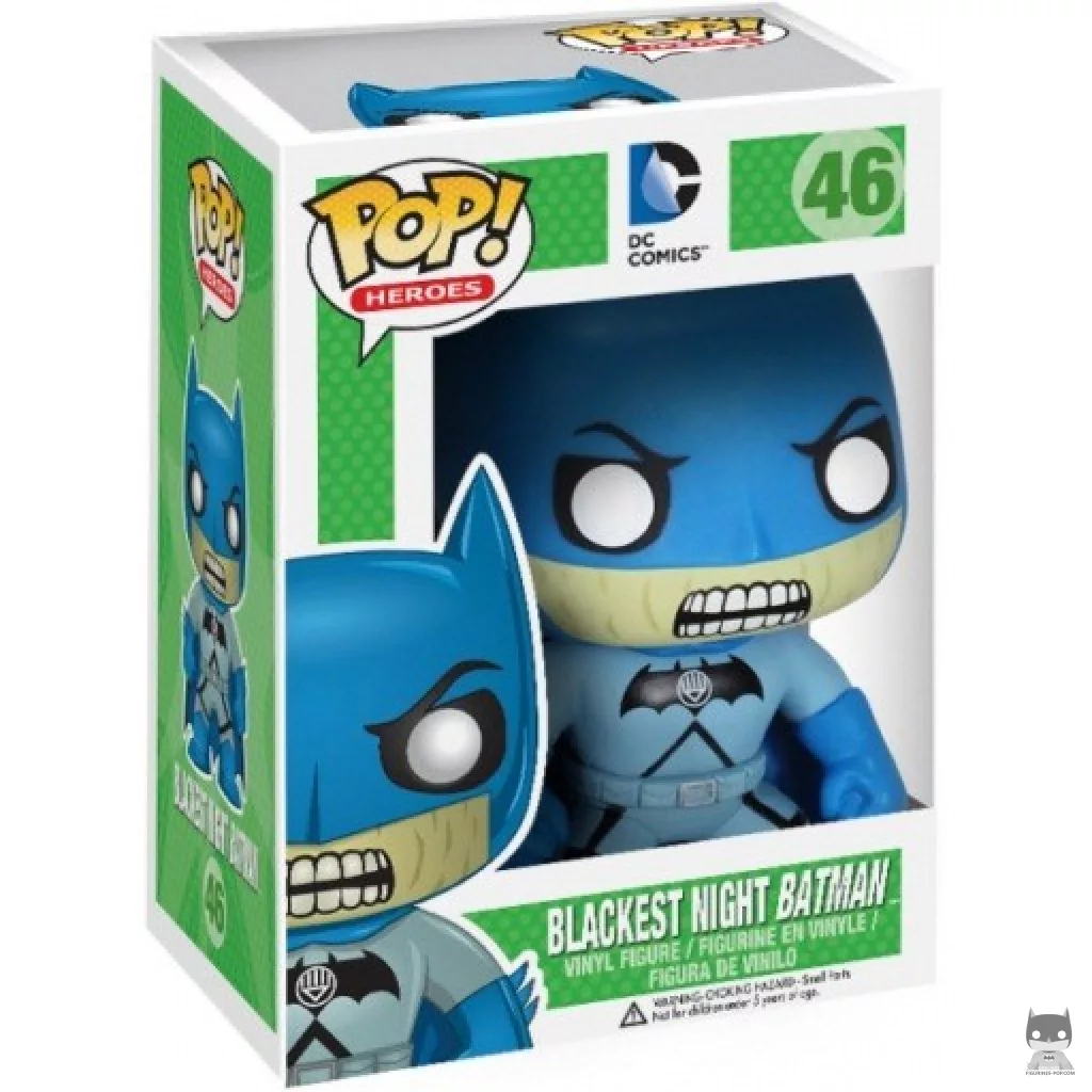 Figurine Funko POP Batman Blackest Night avec boîte