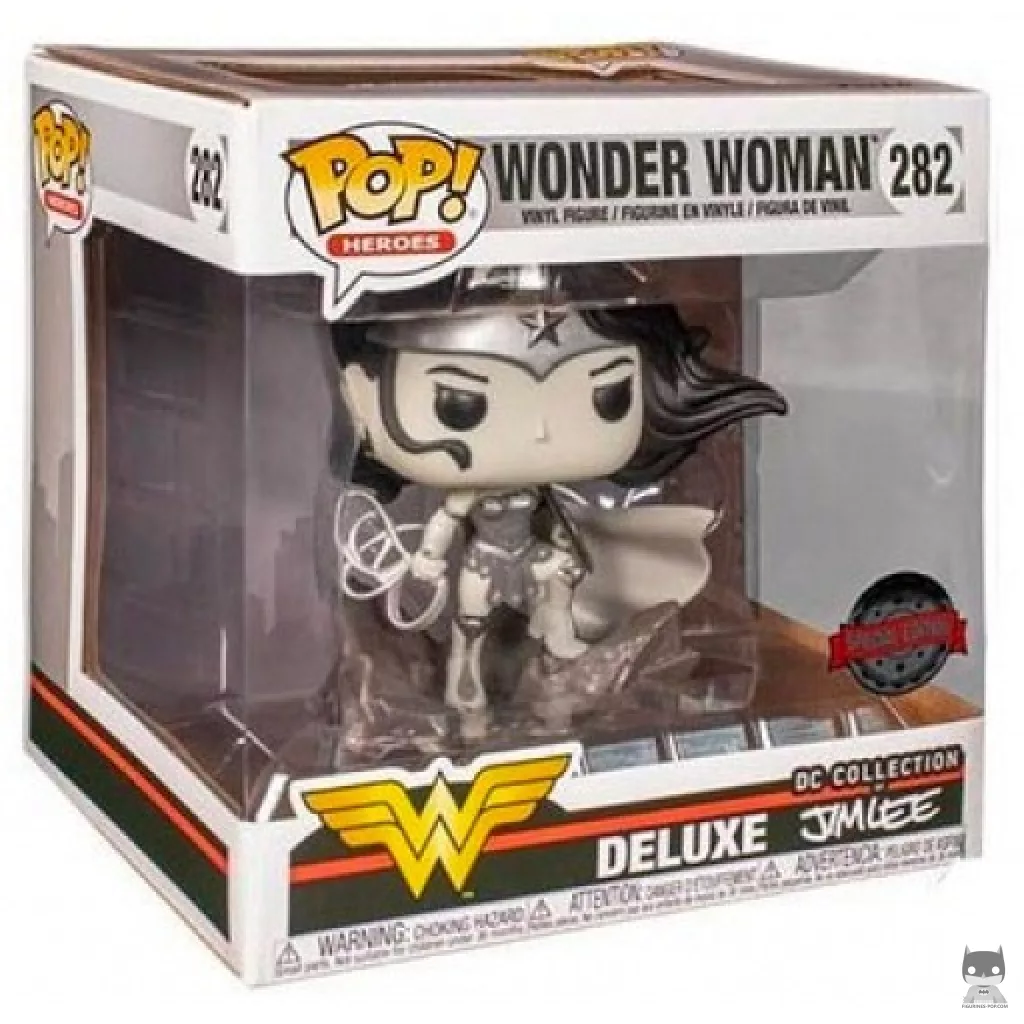 Figurine Funko POP Wonder Woman (Noir & Blanc) avec boîte
