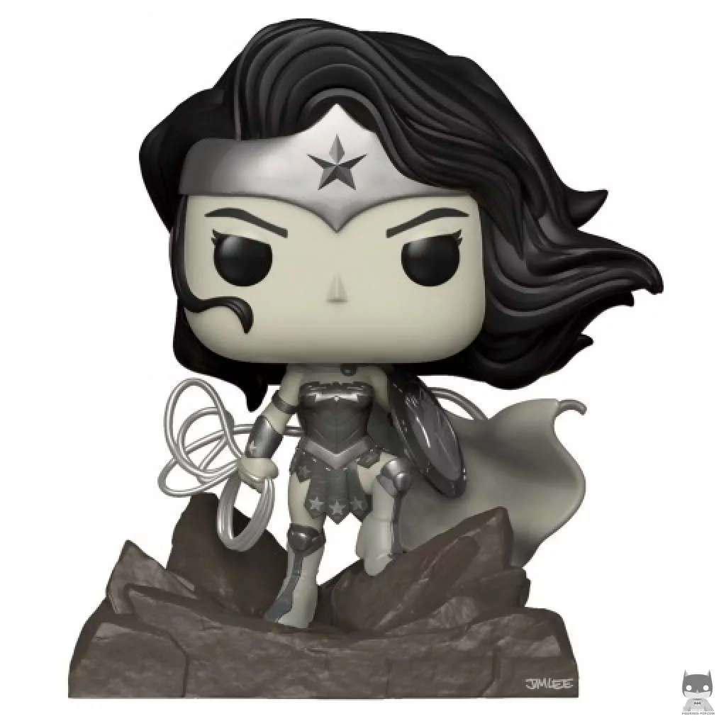 Figurine Funko POP Wonder Woman (Noir & Blanc) (DC Jim Lee Deluxe)