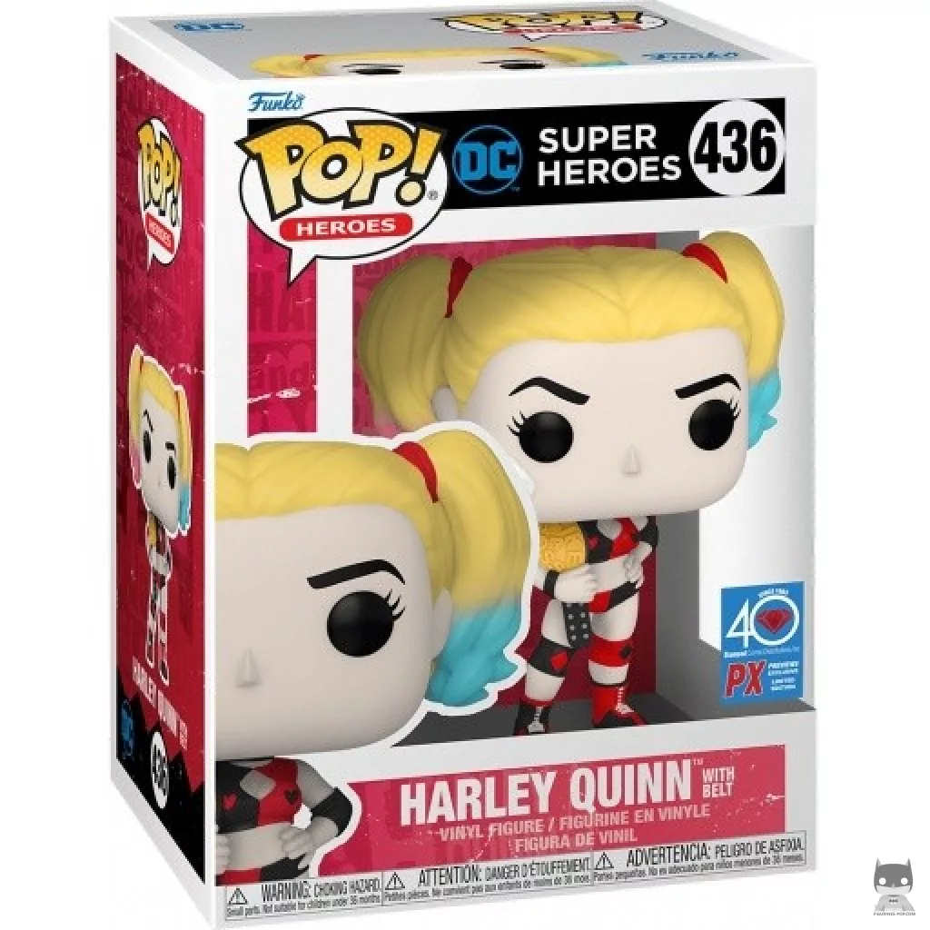 Figurine Funko POP Harley Quinn avec Ceinture avec boîte