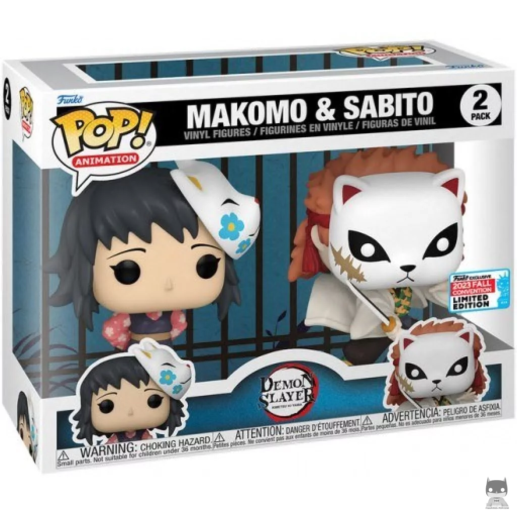 Figurine Funko POP Makomo & Sabito avec boîte