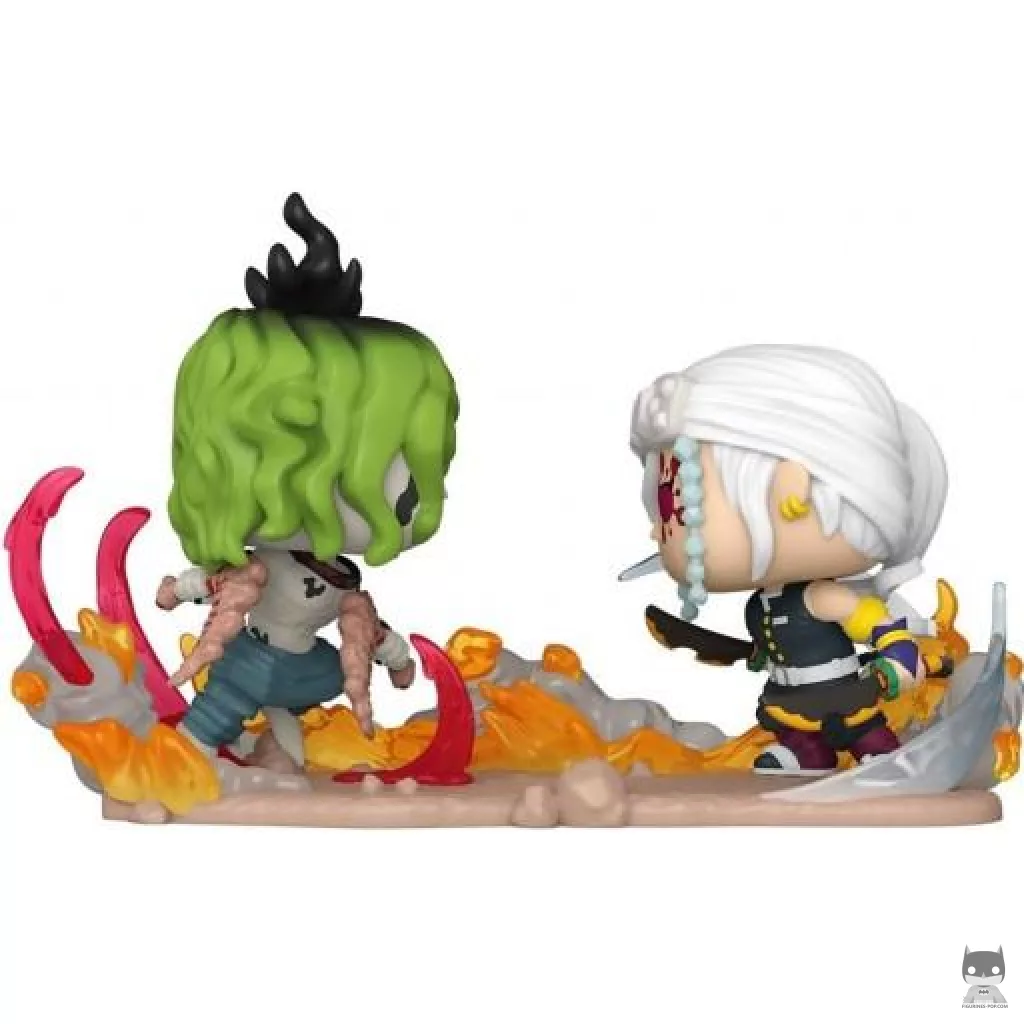 Figurine Funko POP Tengen Uzui vs Gyutaro (Demon Slayer)