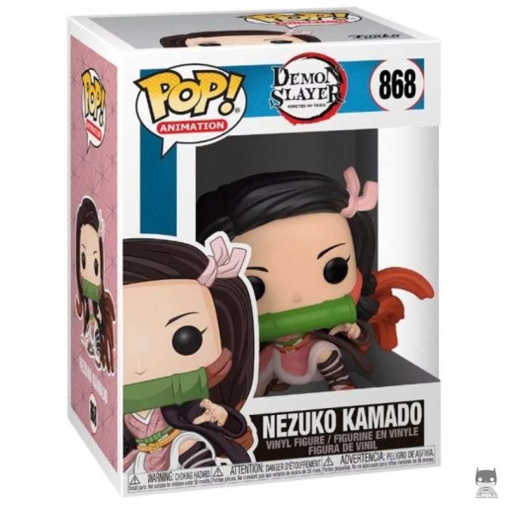 Figurine Funko POP Nezuko Kamado avec boîte