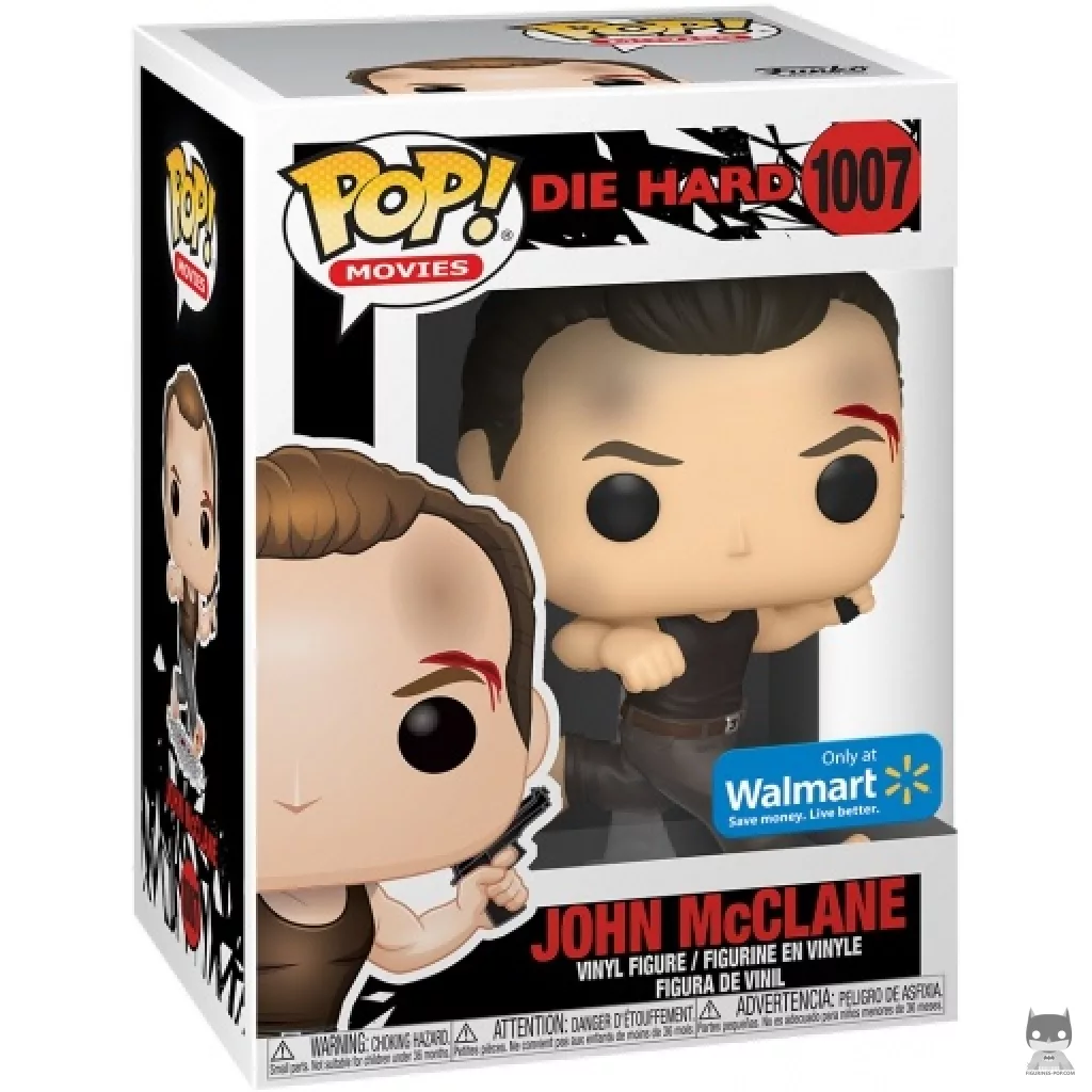 Figurine Funko POP John McClane en Débardeur Noir avec boîte