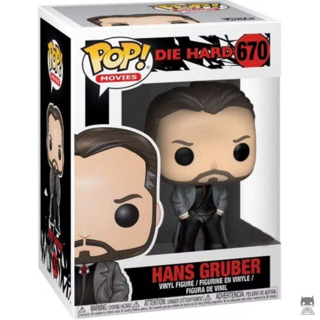 Figurine Funko POP Hans Gruber avec Mains dans les Poches avec boîte