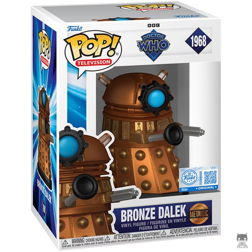 Figurine Funko POP Dalek Bronze avec boîte