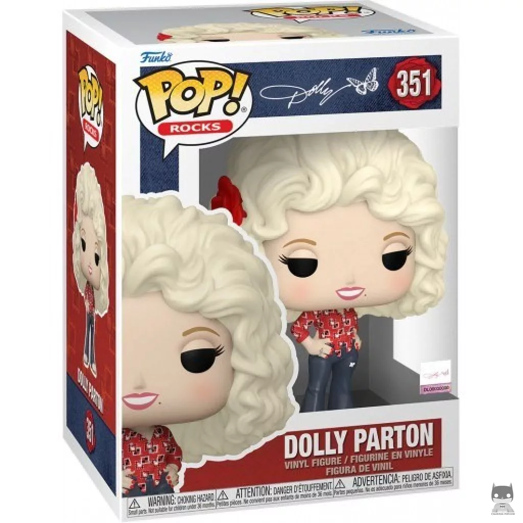 Figurine Funko POP Dolly Parton avec boîte