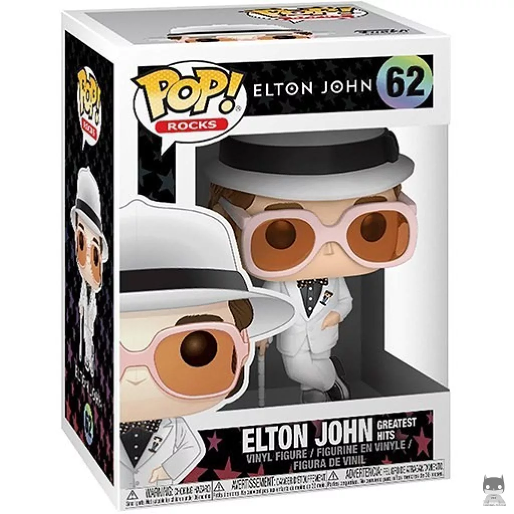 Figurine Funko POP Elton John (Meilleurs Albums) avec boîte