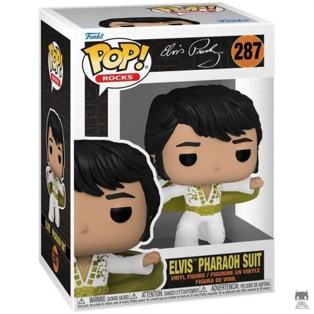 Figurine Funko POP Elvis Tenue Pharaon avec boîte
