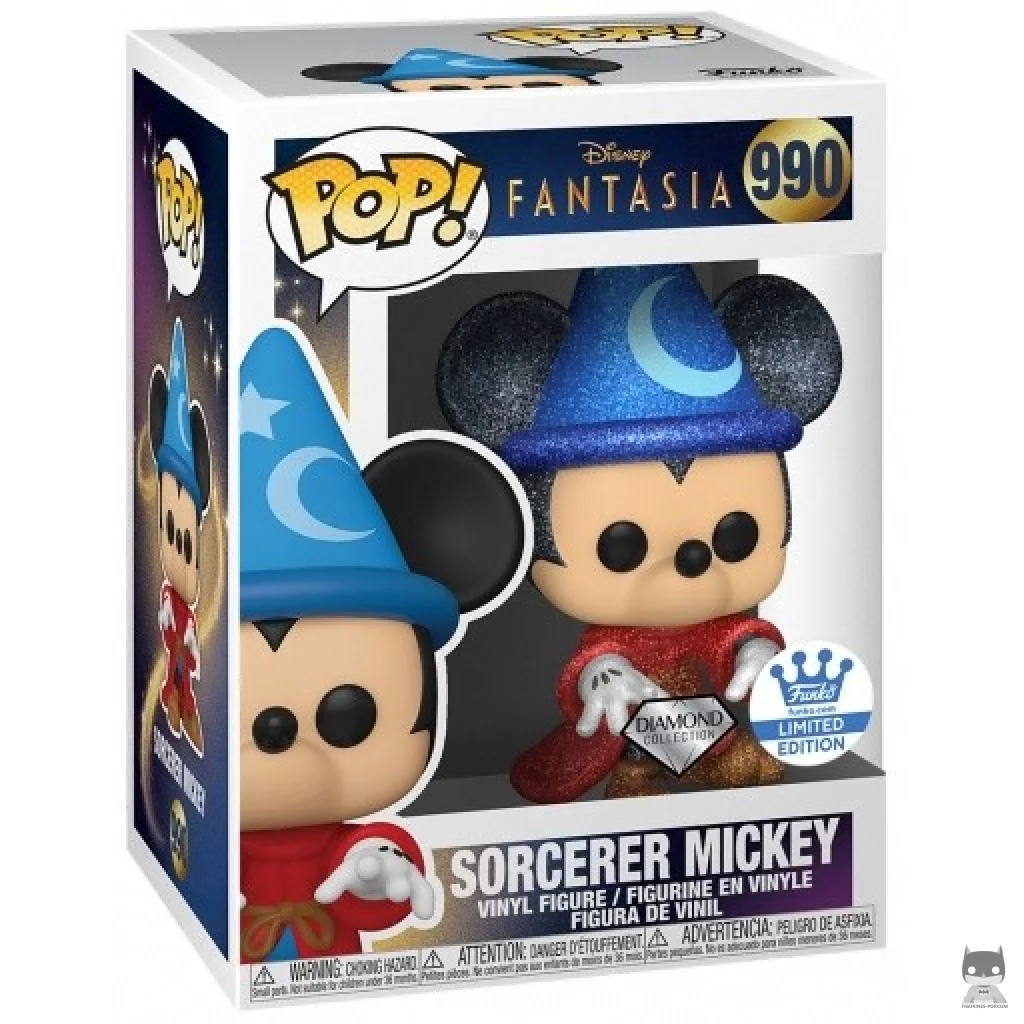 Figurine Funko POP Mickey Sorcier (Diamond Glitter) avec boîte