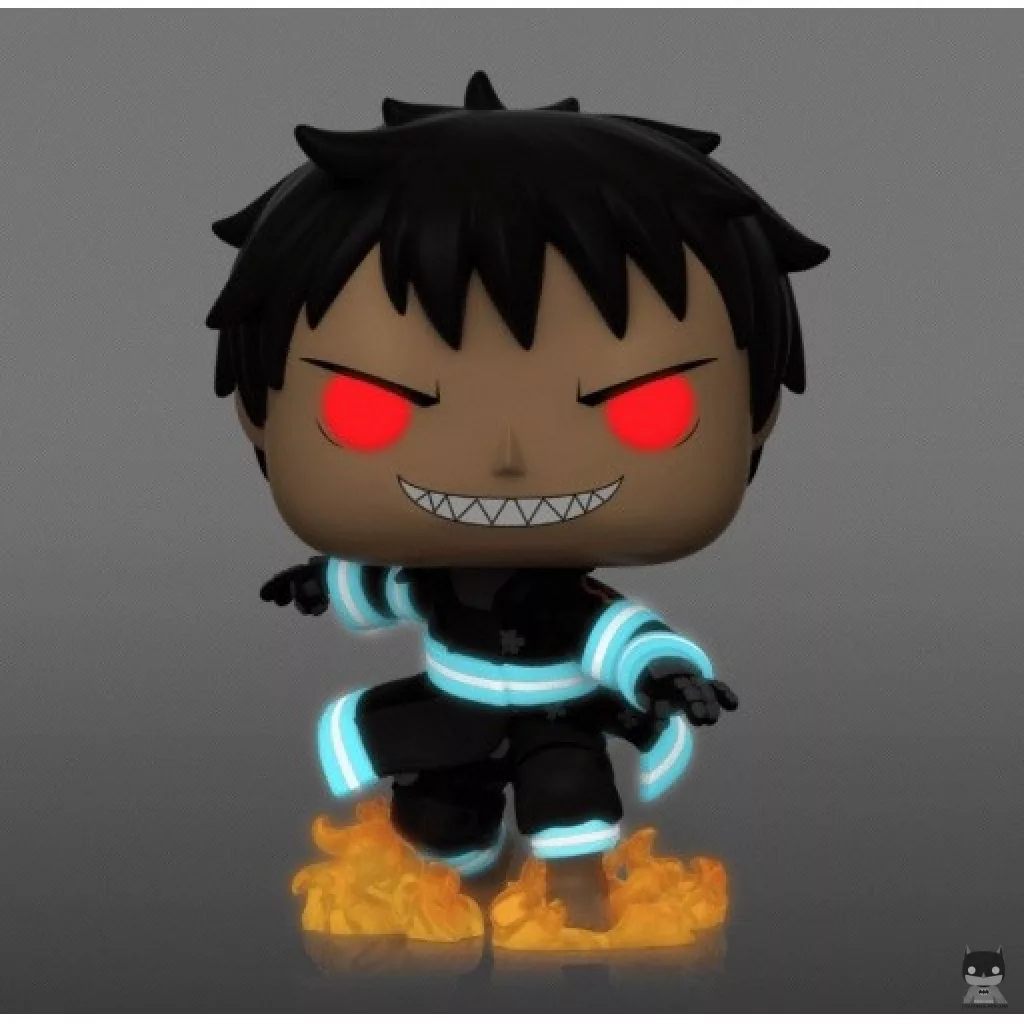 Figurine Funko POP Shinra avec Feu (Glow in the Dark) (Fire Force)