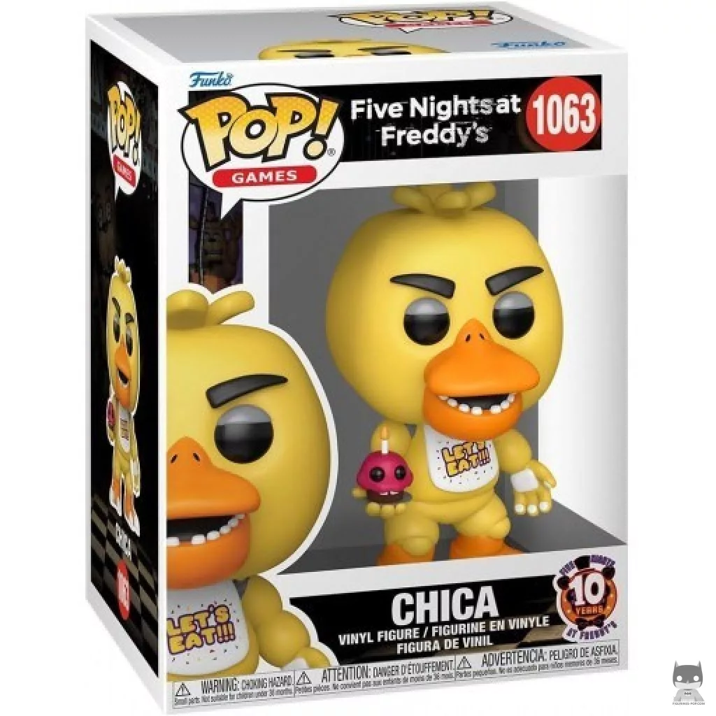 Figurine Funko POP Chica (10ème Anniversaire) avec boîte