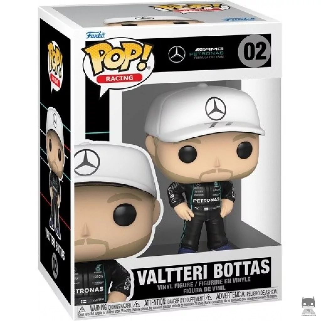 Figurine Funko POP Valtteri Bottas (Mercedes-AMG Petronas) avec boîte