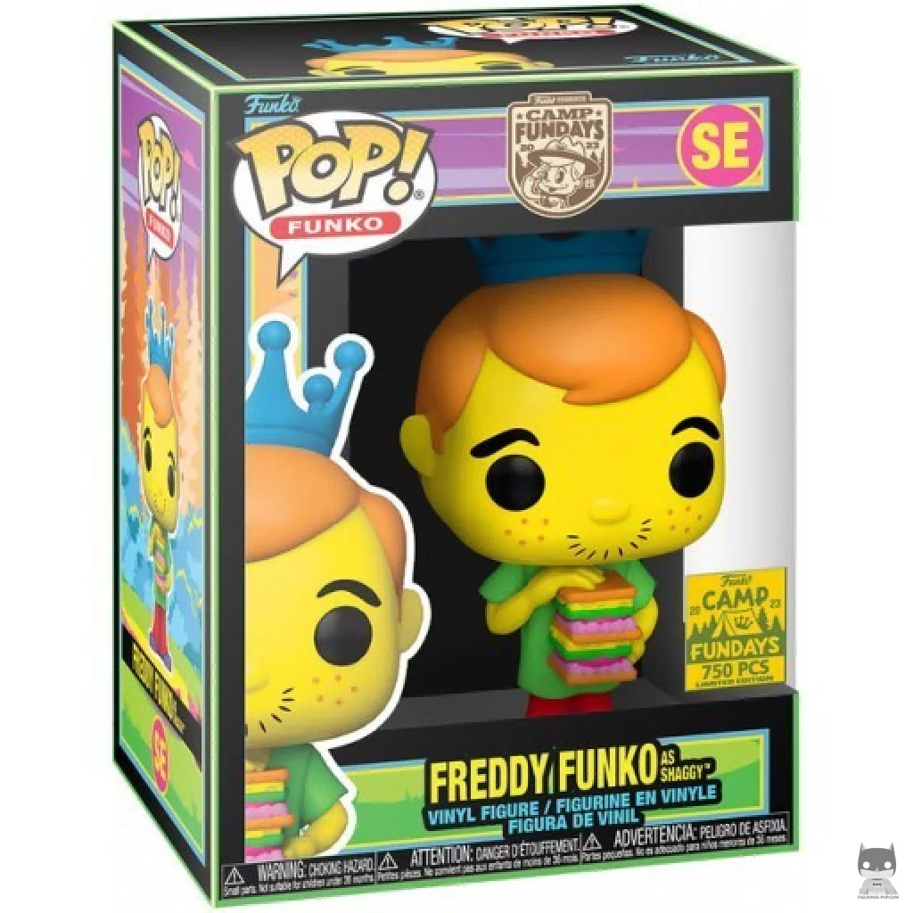 Figurine Funko POP Freddy Funko en Sammy (Black Light) avec boîte