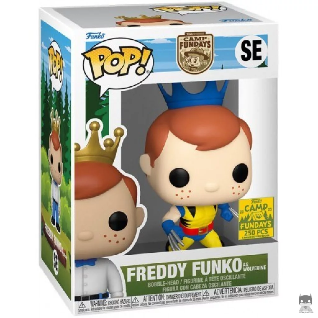 Figurine Funko POP Freddy Funko en Wolverine avec boîte