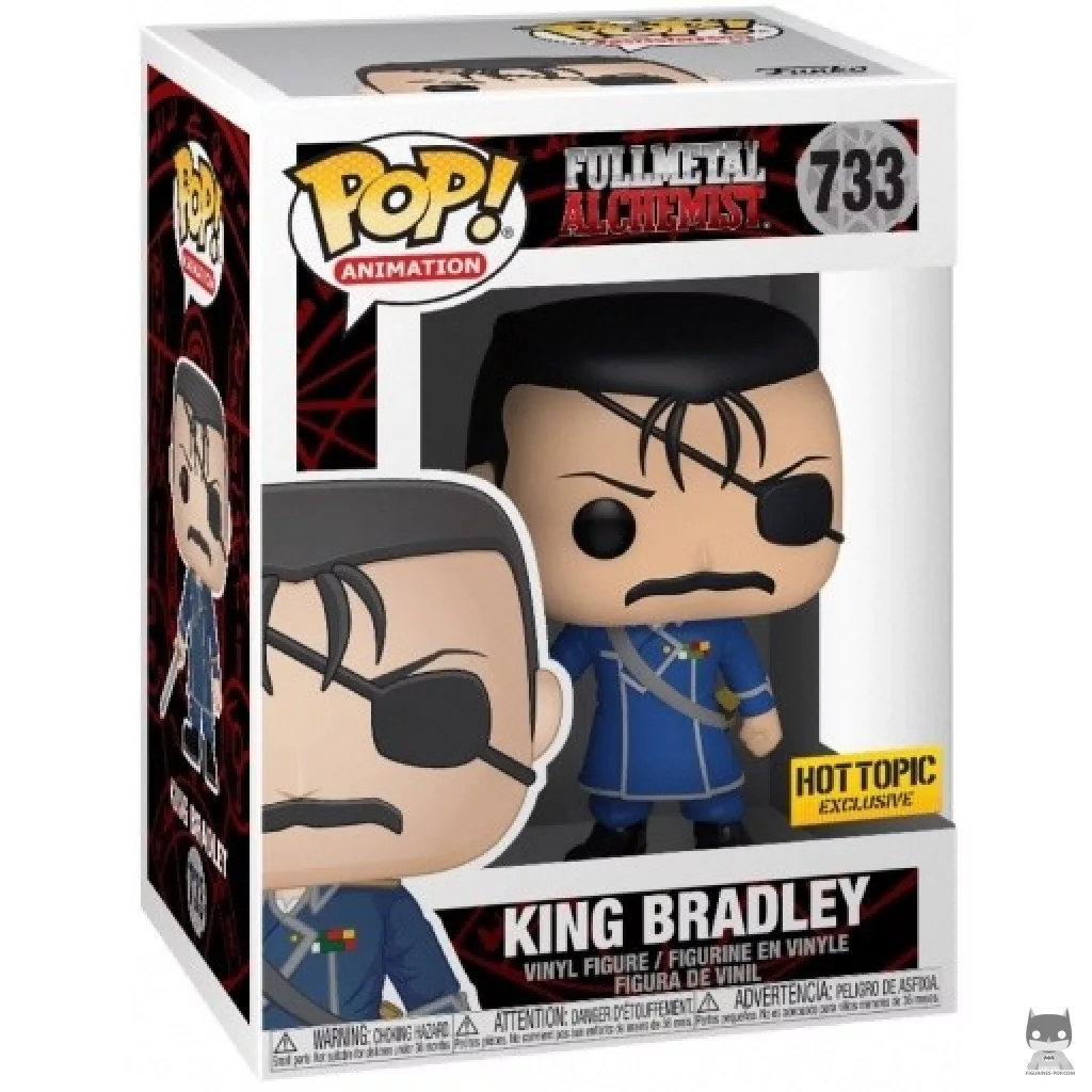 Figurine Funko POP King Bradley avec boîte