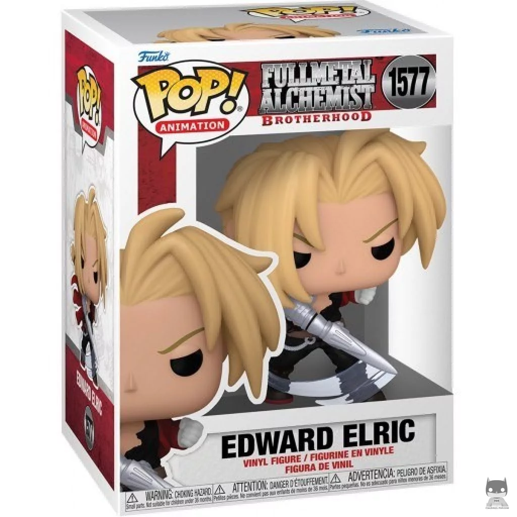 Figurine Funko POP Edward Elric avec boîte